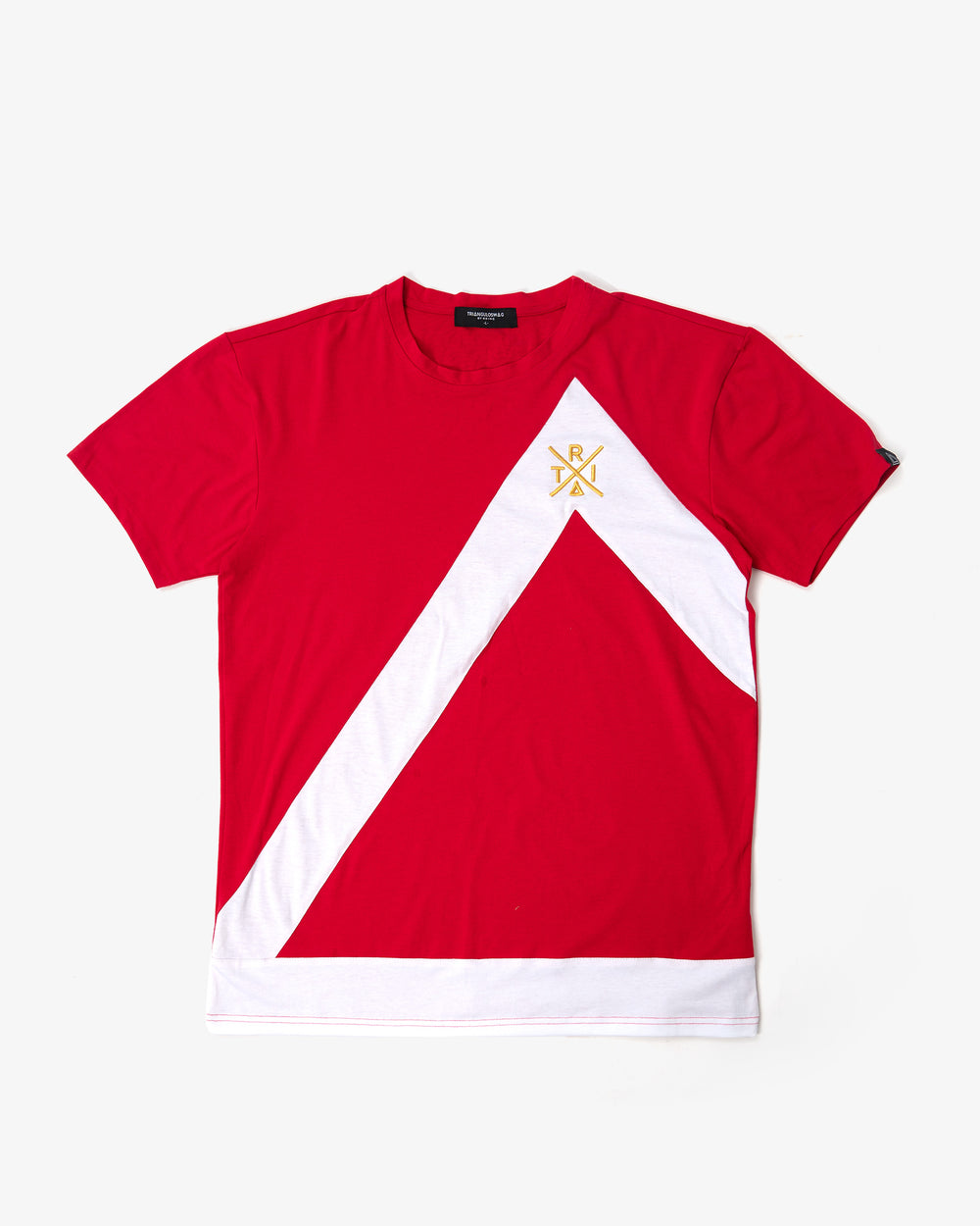 RED/ WHITE Triangulo Across Tshirt
