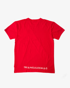 RED/ WHITE Triangulo Across Tshirt