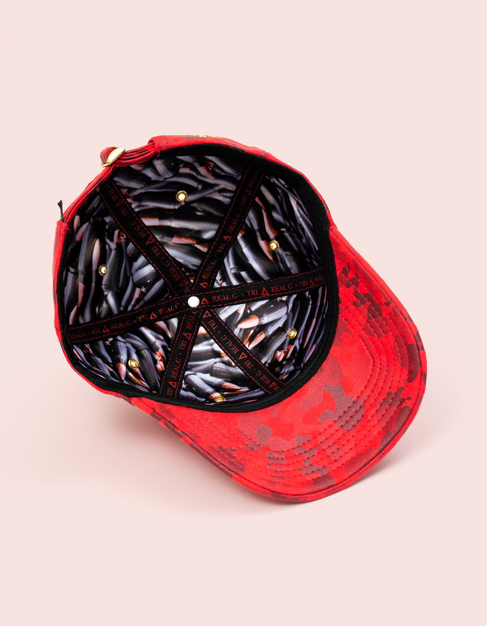 REAL G x TRI RED Camo Hat