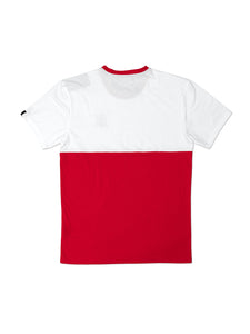2 Tone RED / WHITE  Tshirt - Triangulo Swag