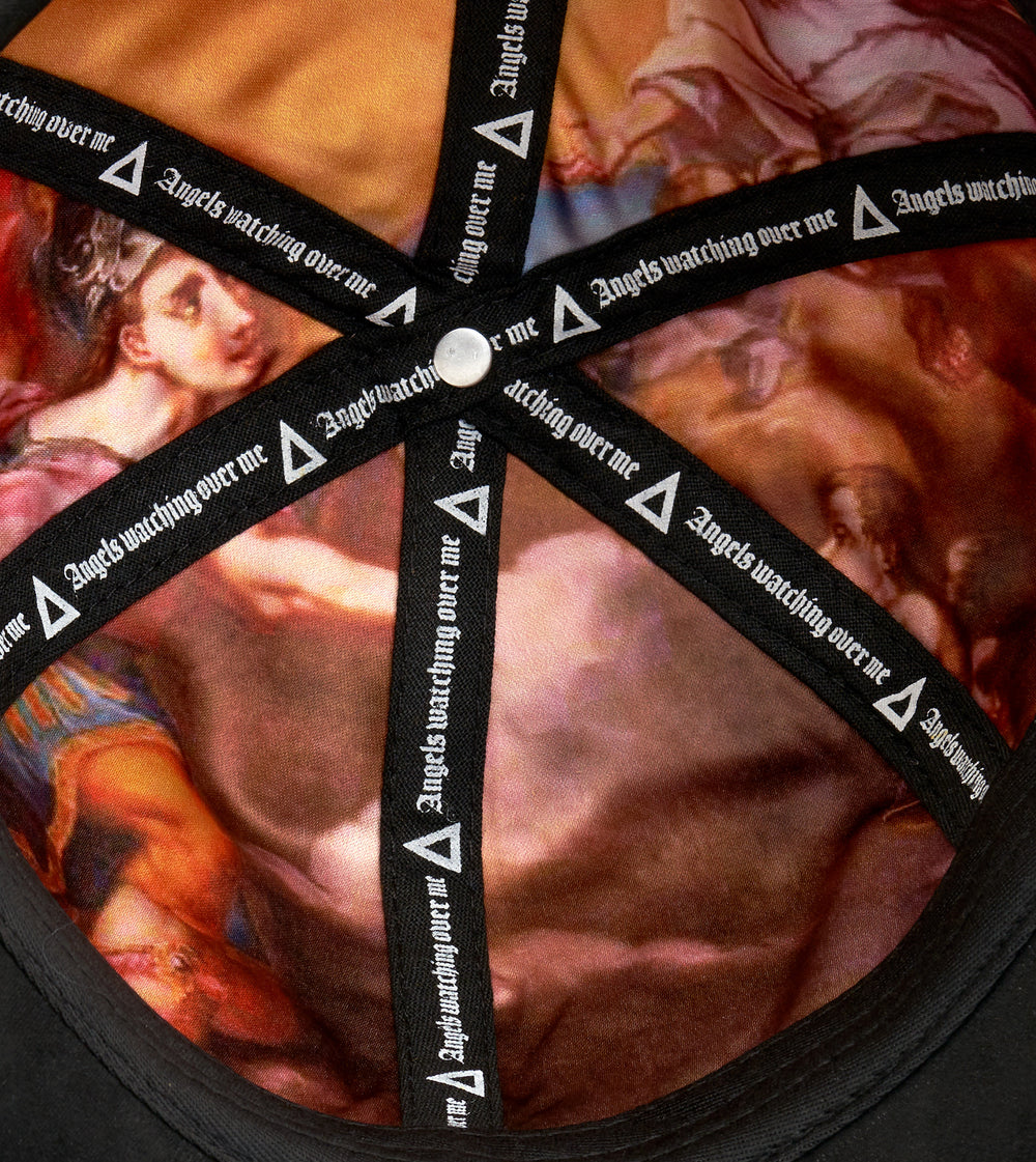 Angels Watching Over Me - Red Suede Hat