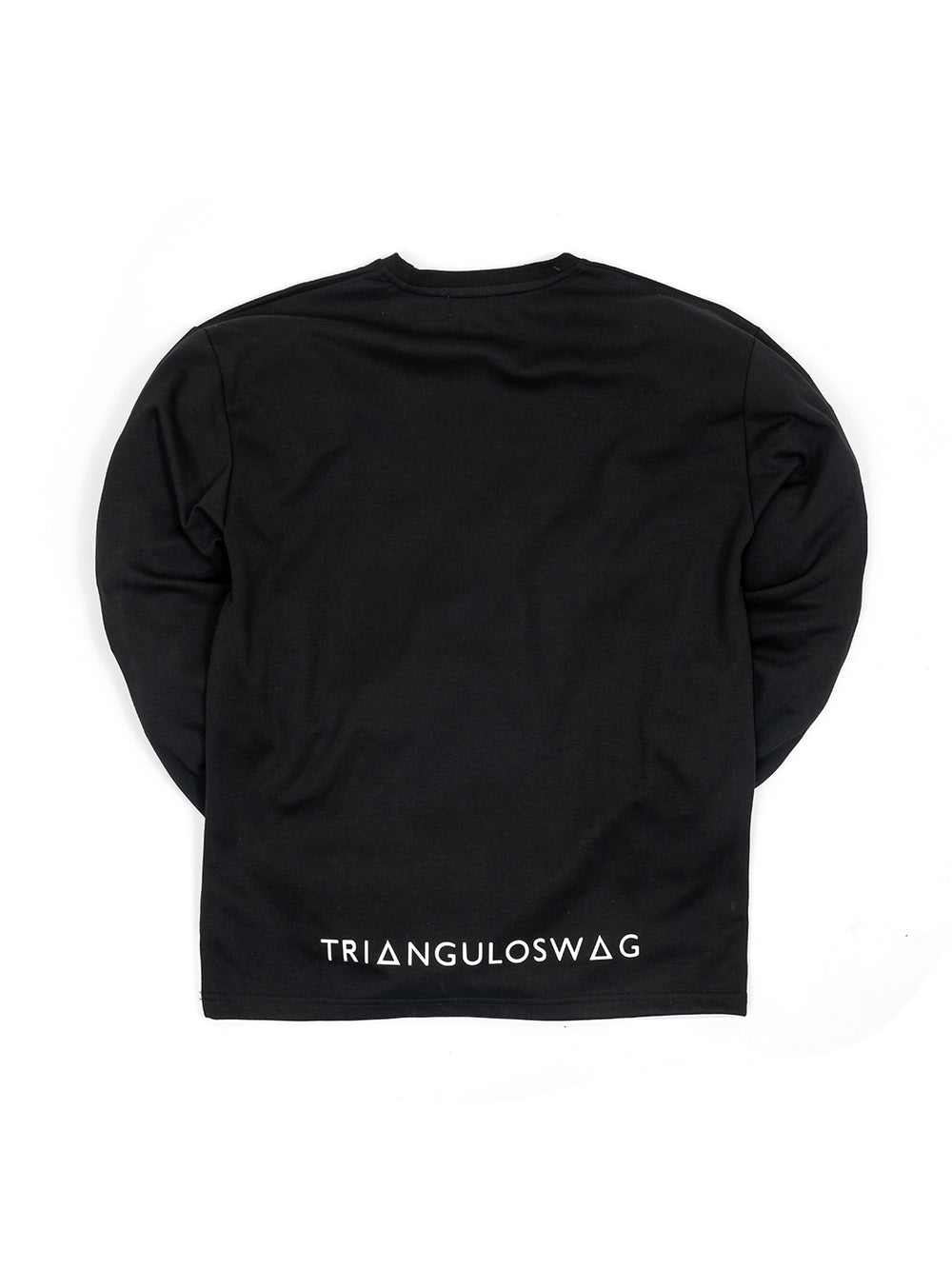 BLACK / WHITE Triangulo Crewneck