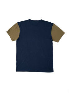 TRI Olive / Navy Tshirt - Triangulo Swag