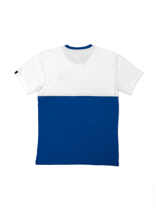 2 Tone BLUE / WHITE Tshirt - Triangulo Swag