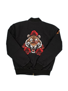Le Tiger Black Suede Jacket - Triangulo Swag
