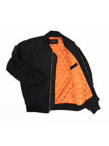 Le Tiger Black Nylon Jacket - Triangulo Swag